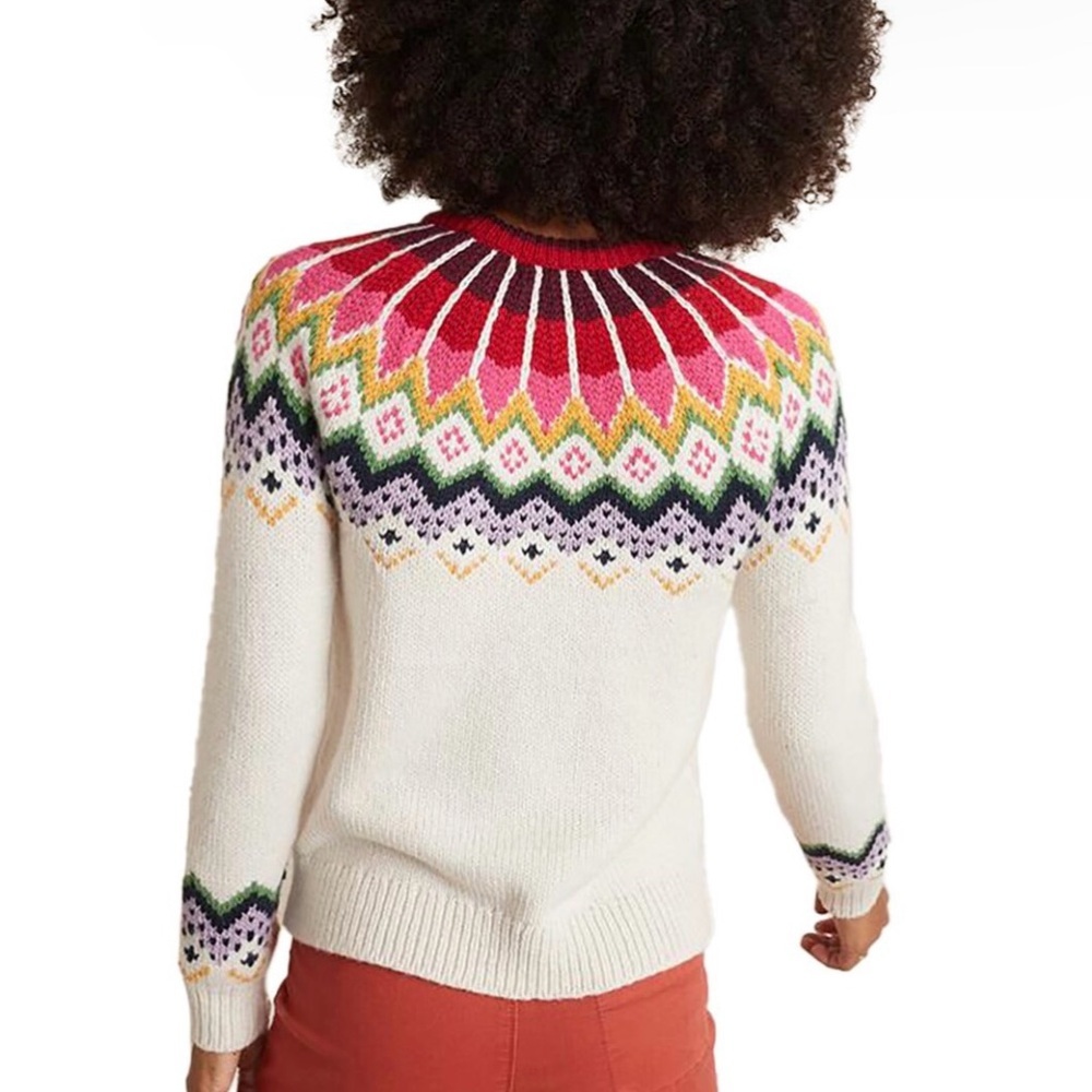 Marine Layer wool alpaca cotton blend L&F Fairisle Sweater EUC - Picture 2 of 10